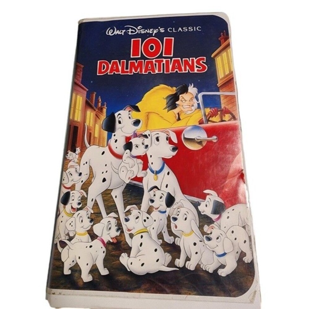 Walt Disney Classic 101 Dalmatians VHS Tape 1992